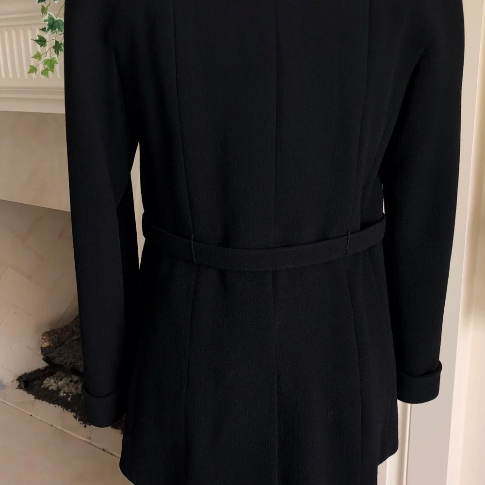Chanel Classic Black 4 Pocket Boucle Belted Jacket Size 40 - Picture 4 of 15